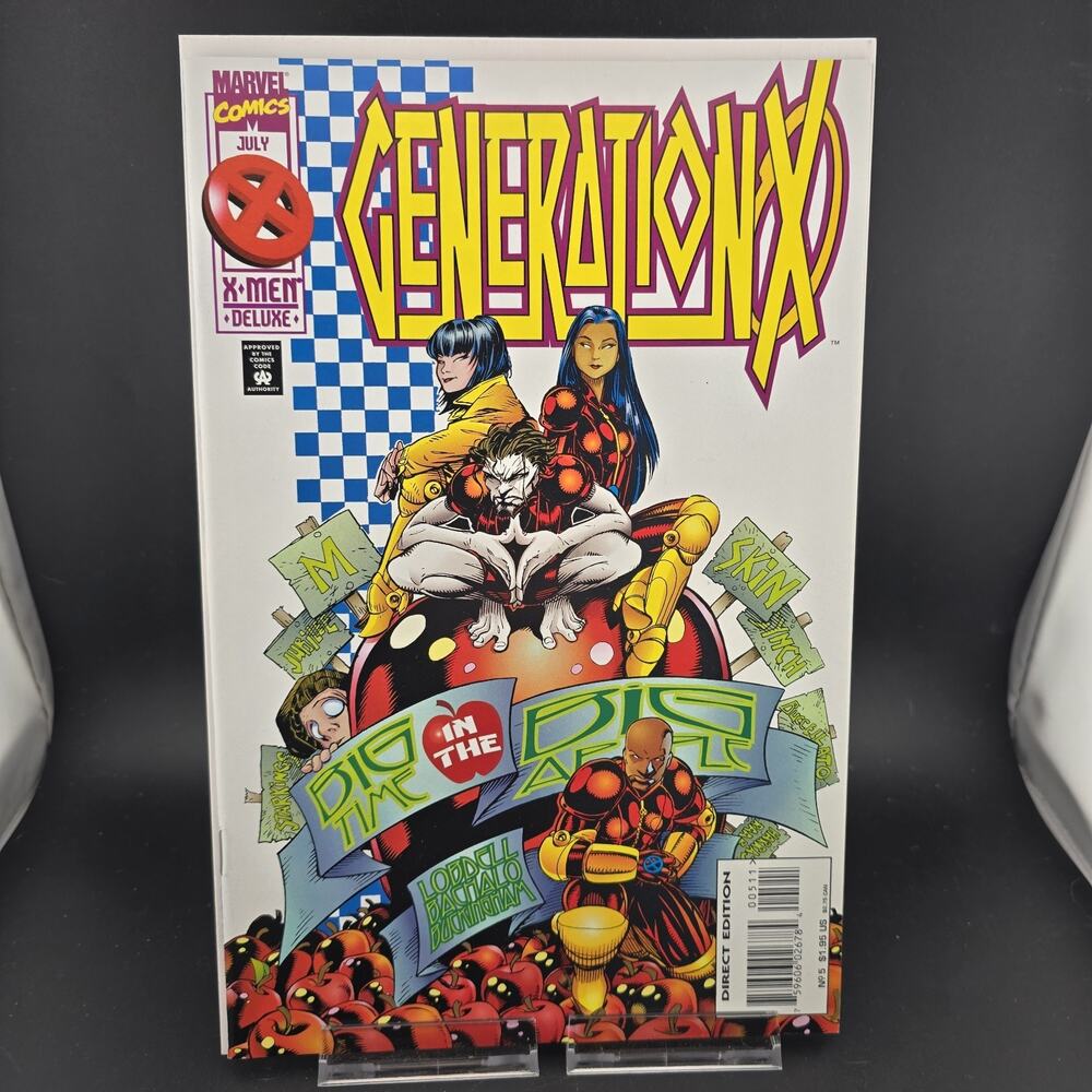 Generation X #5 (Marvel 1995) VF 8.0 - Chris Bachalo Art - X-Men Deluxe Raw